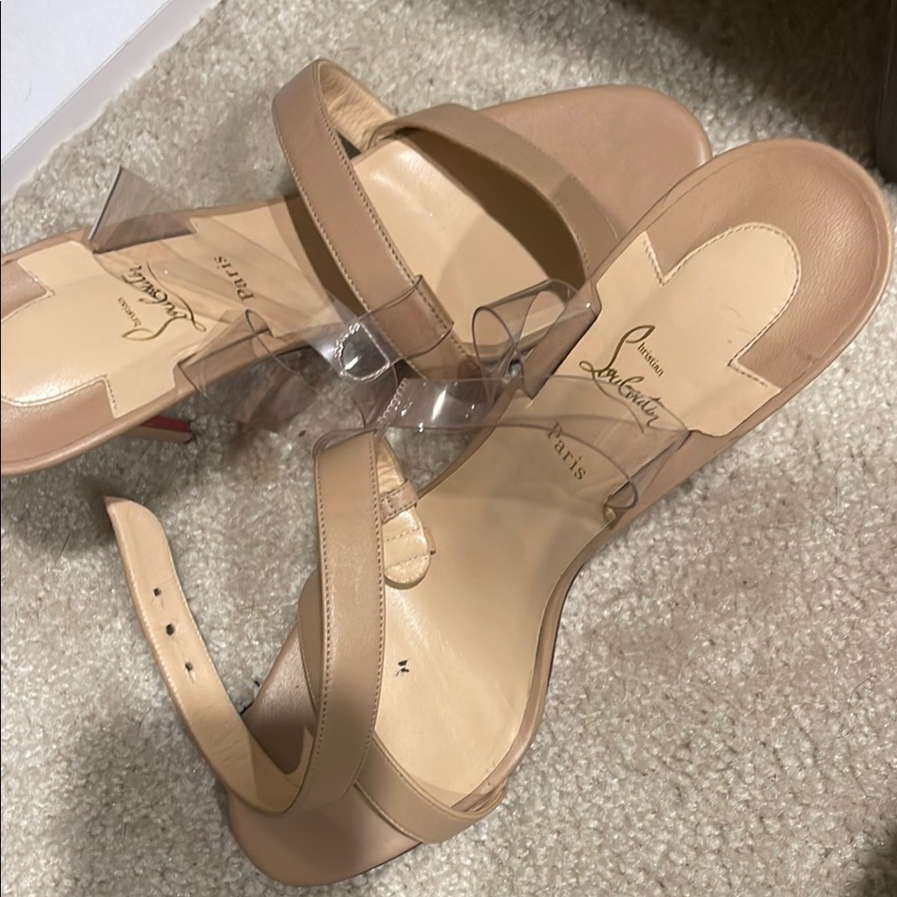 Christian Louboutin Beige Leather Heels